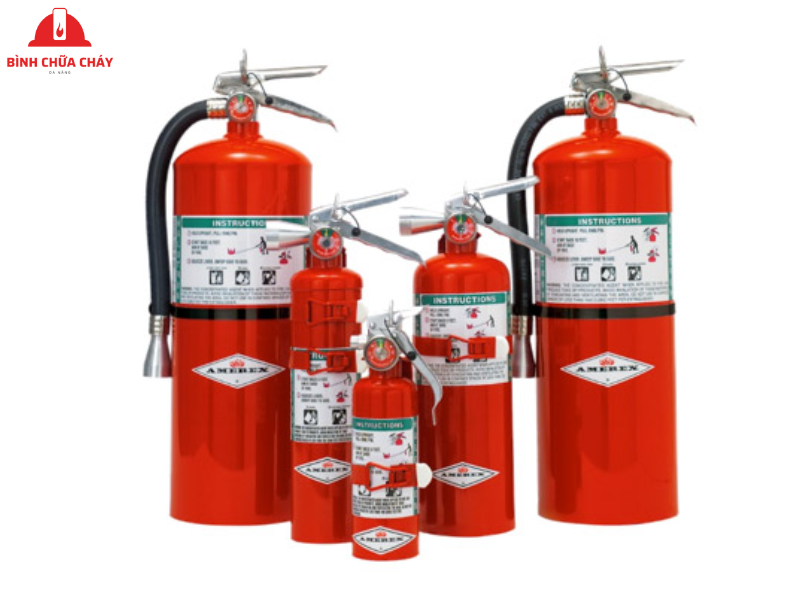 Các loại bình chữa cháy nhập khẩu
