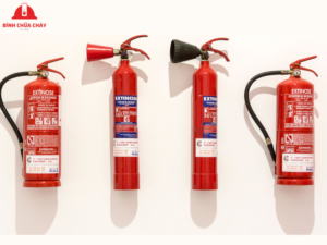 so sánh bình chữa cháy CO2 và bột