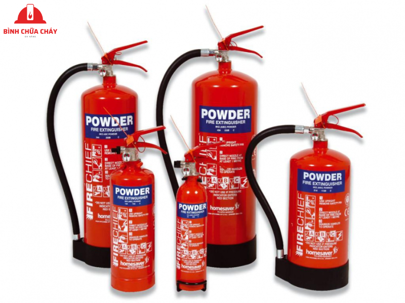 so sánh bình chữa cháy CO2 và bột