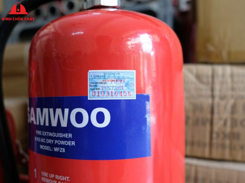 tem kiểm định bình chữa cháy