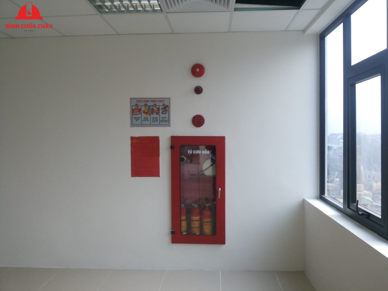 kích thước tủ chữa cháy