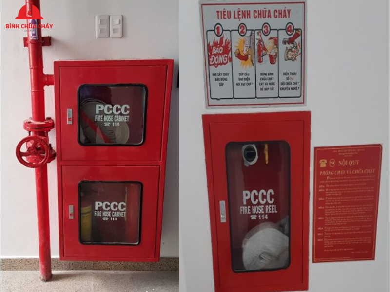 kích thước tủ chữa cháy