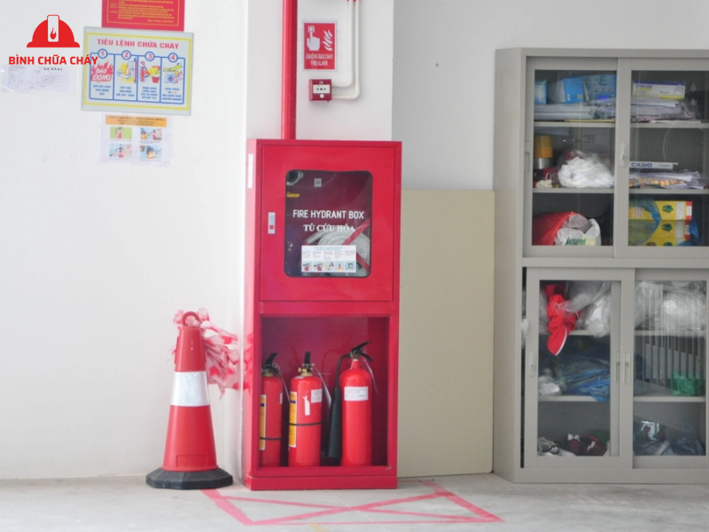 quy định bố trí bình chữa cháy